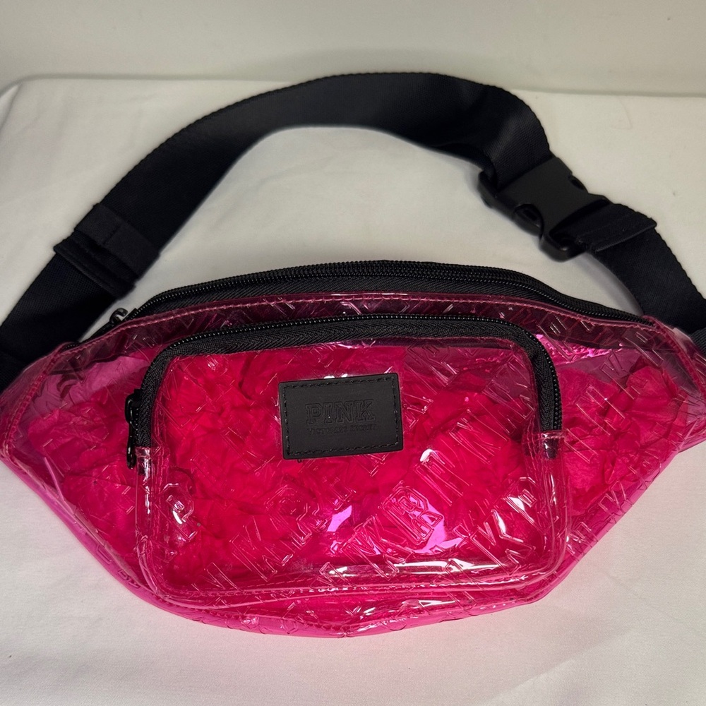 Victoria's Secret Pink Transparent Fanny Pack